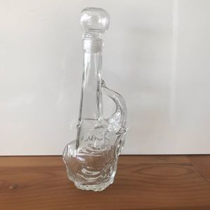 Elephant Glass Decanter Italy Vintage